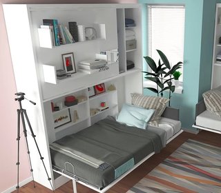 Sofa Bed Versus Wall Bed: What's Best For Your Small Space? - Photo 8 of 10 - Twin Murphy Wall Bed from Wayfair