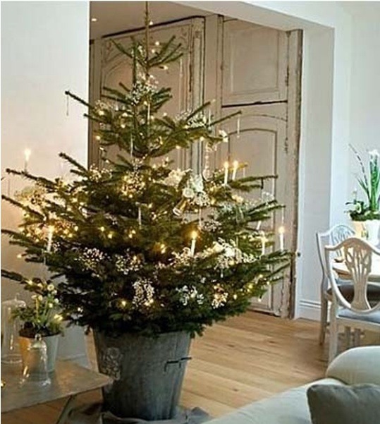 Christmas-tree-idea-for rustic-christmas-decorations