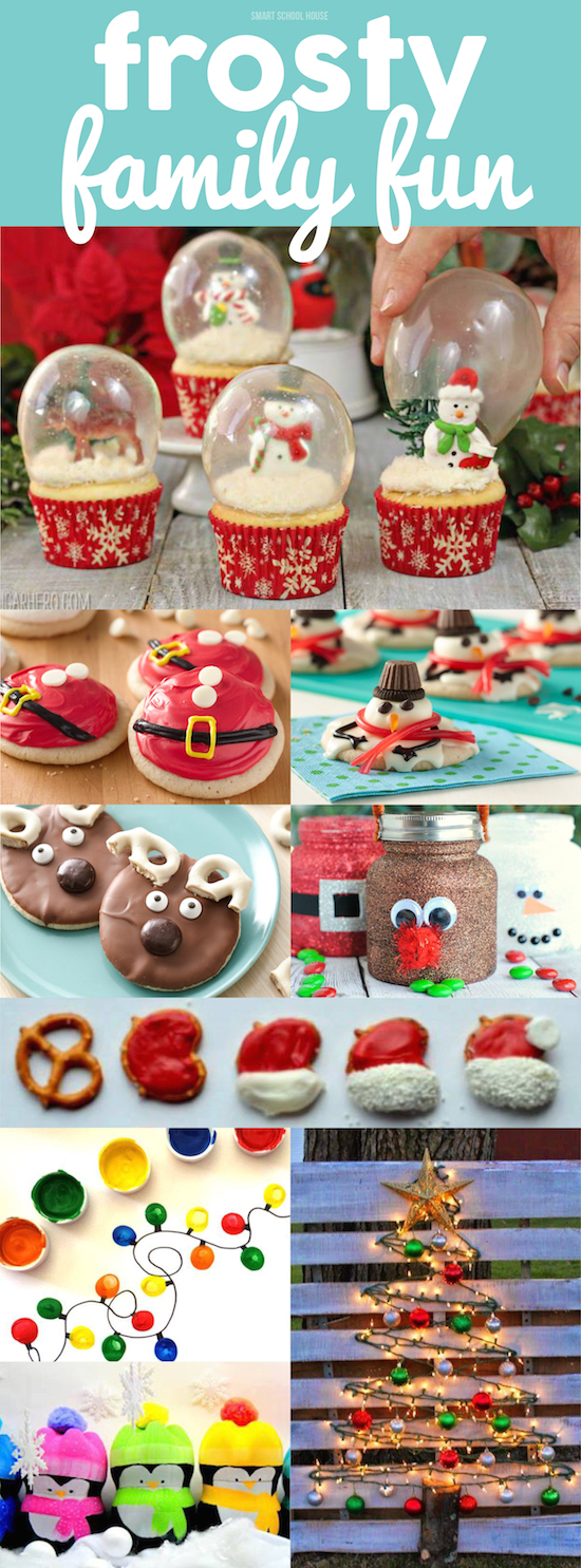 Frosty Family Fun - Holiday and Christmas treats, crafts, and DIY ideas the whole family will love!