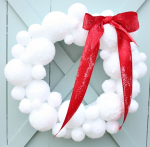 snowball-wreath