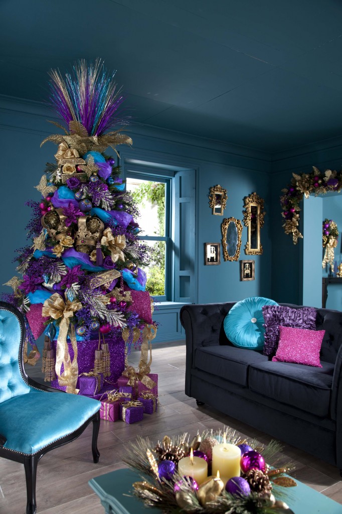 jewel tone christmas decor