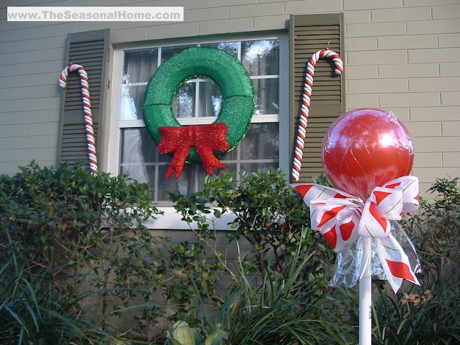 How to make Giant Outdoor Lollipops