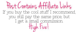 Post Contains Affiliate Links - You pay the same price, I get a small commission. High Five!