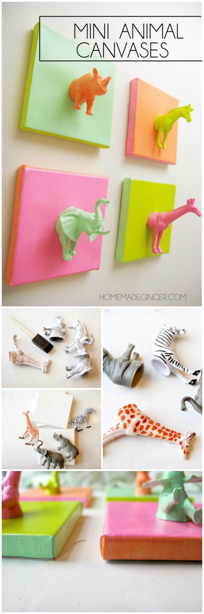 DIY Canvas Art Cheap DIY Projects For Your Home Decoration