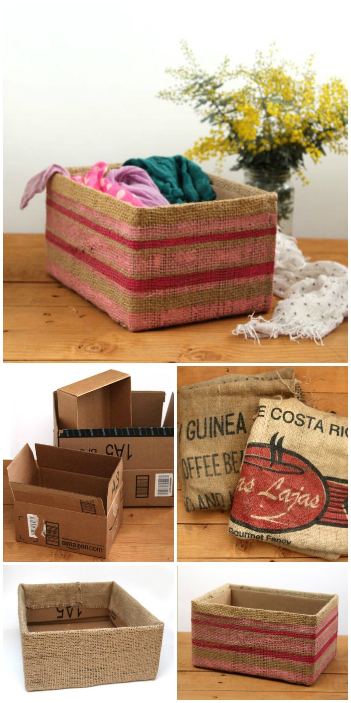Storage Box From Cardboard Box Cheap DIY Projects For Your Home Decoration