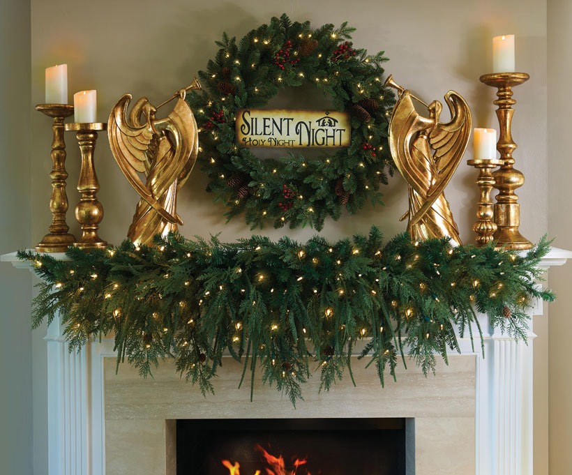 Christmas Decorating Ideas-Decorate with Nature-Silent Night Wreath