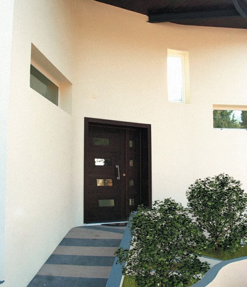 modern front house villa style design ideas