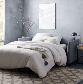 Sofa Bed Versus Wall Bed: What's Best For Your Small Space? - Photo 5 of 10 - Shelter Queen Sleeper Sofa from West Elm