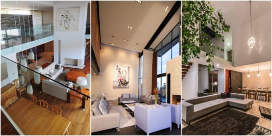 Advantages of modern and magnificent double height rooms