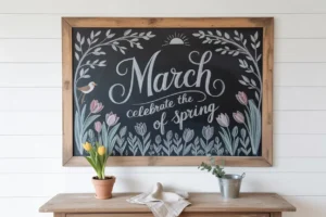 23 March Chalkboard Designs to Welcome Spring