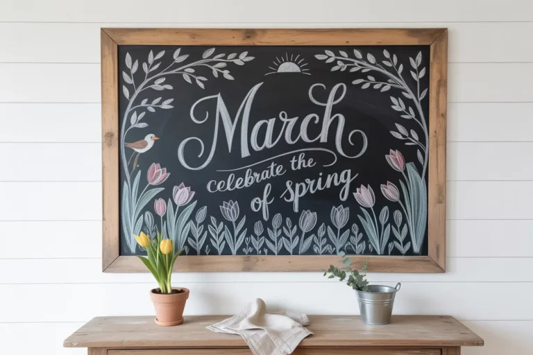 23 March Chalkboard Designs to Welcome Spring