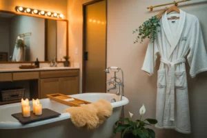 20 Ways to Make Your Bathroom Feel Cozier and More Relaxing
