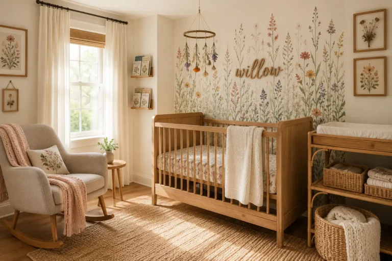 18 Wildflower Nursery Ideas That Feel Soft and Gently Whimsical