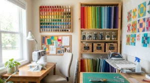 19 Sewing Room Ideas That Stay Organized and Easy to Work In