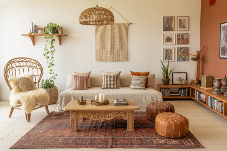 25 Bohemian Living Room Ideas That Feel Layered Without Looking Like a Mess