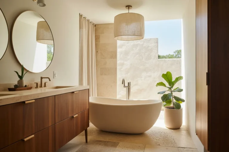 19 Organic Modern Bathroom Ideas That Blend Warmth With Clean Lines
