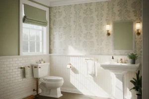 22 Bathroom Wallpaper Ideas That Add Personality Without Tile Work