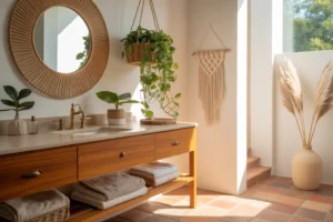 22 Boho Bathroom Ideas That Feel Relaxed Without Looking Cluttered