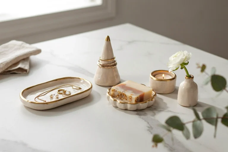 18 DIY Clay Tray and Bathroom Accessory Ideas That Look Handmade and Expensive
