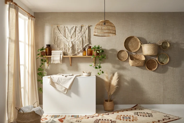 21 Bohemian Laundry Room Ideas for a Warm Textured Space