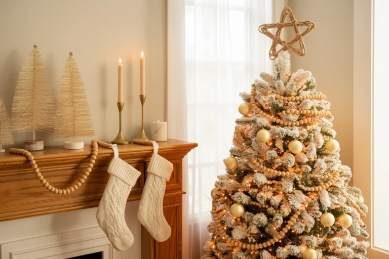 21 Warm Neutral Christmas Decor Ideas That Feel Cozy Modern Not Traditional Red and Green
