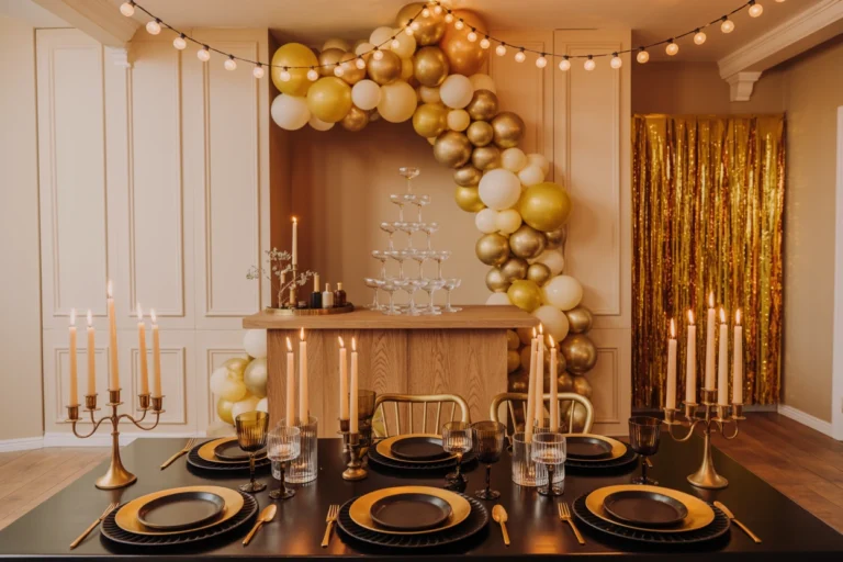 19 New Year’s Eve Party Decor Ideas That Feel Elegant and Photograph Worthy