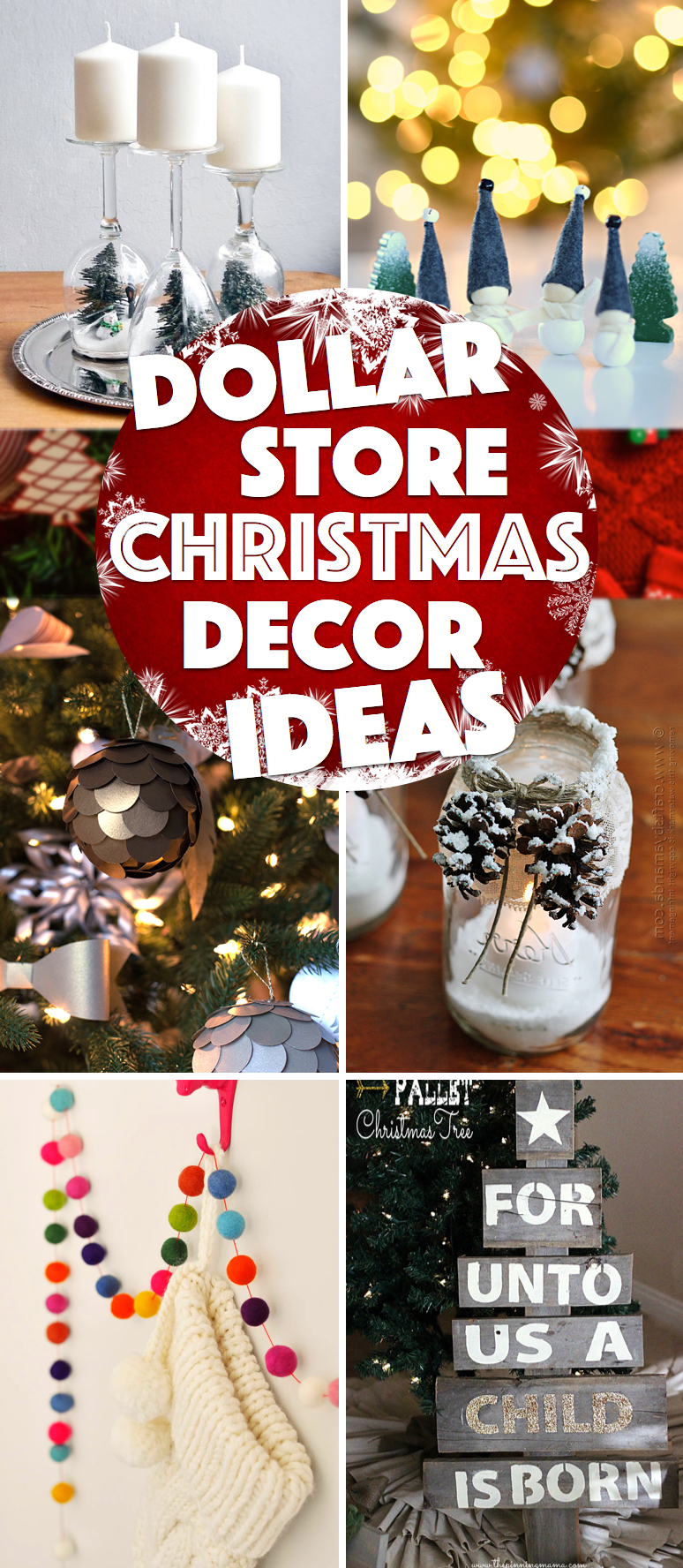 39 Oh So Gorgeous Dollar Store DIY Christmas Decor Ideas to Make You Scream With Joy