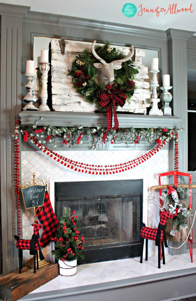 Christmas Mantel Decor | Magic Brush