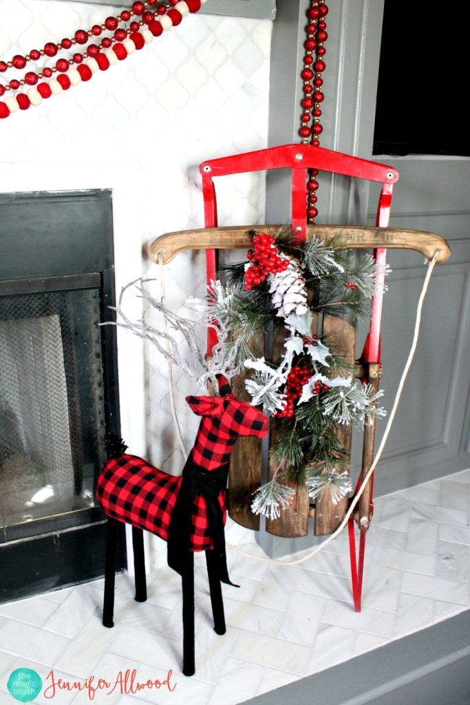 Christmas Mantel Decor | Magic Brush