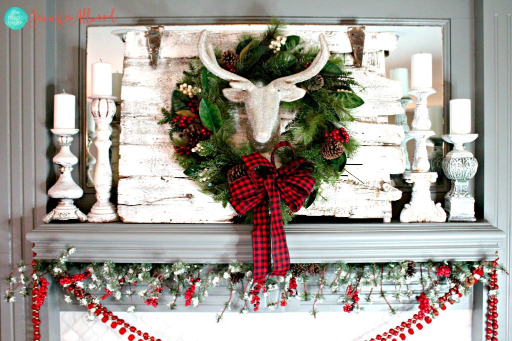 Christmas Mantel Decor | Magic Brush