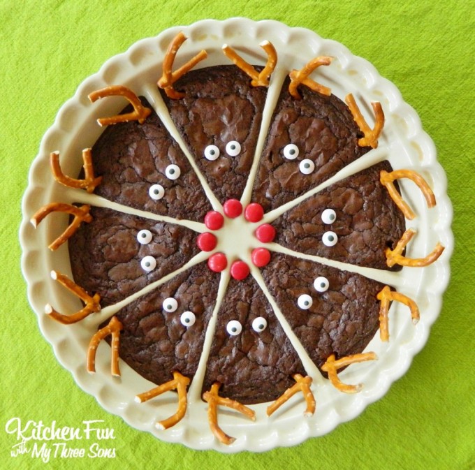 Rudolph the Red Nose Reindeer Brownies