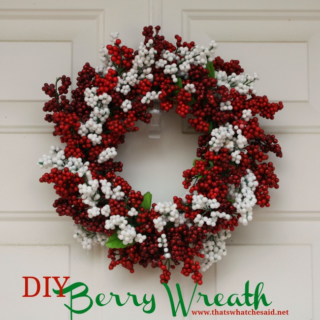 DIY Berry Wreath