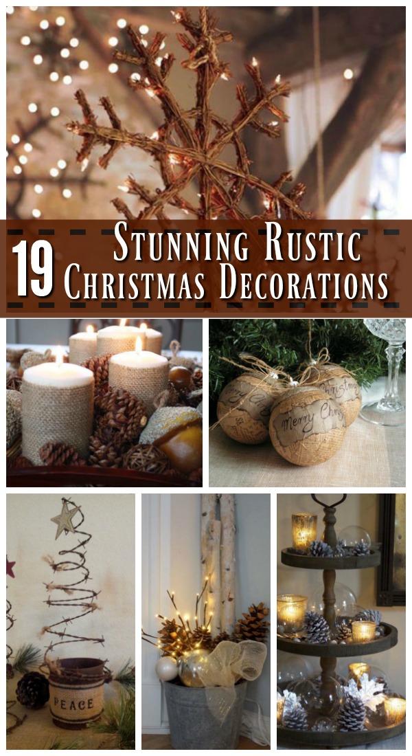 Rustic Christmas Decorations