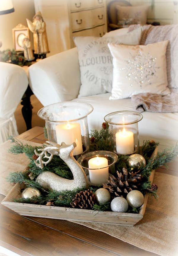 rustic-christmas-decorations-with-candles