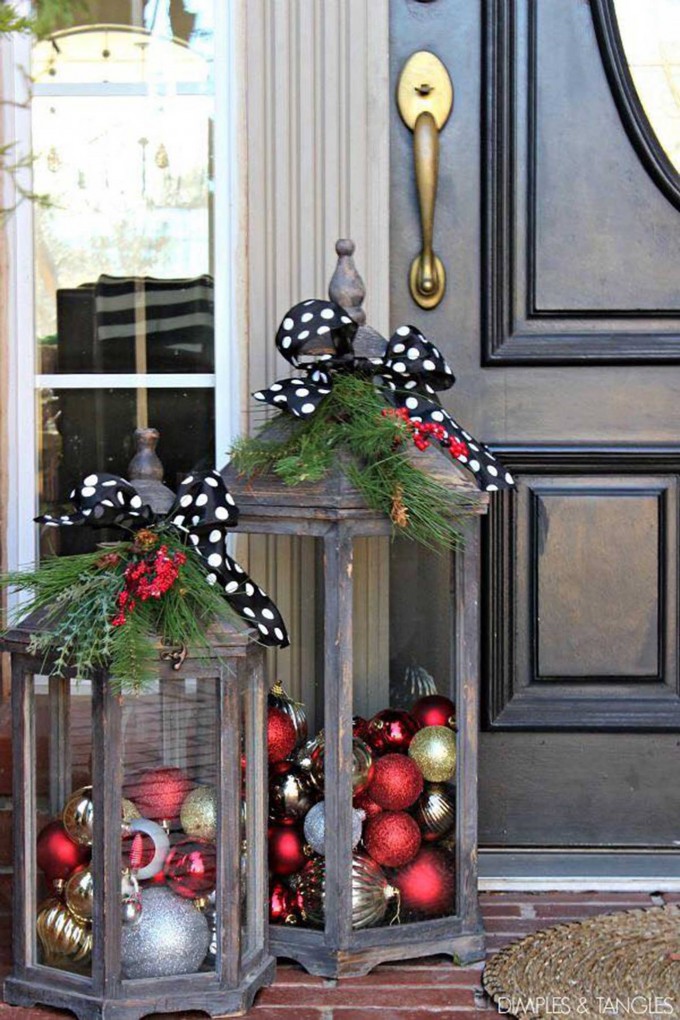 DIY Christmas Lanters...these are the BEST Homemade Christmas Decorations & Craft Ideas!
