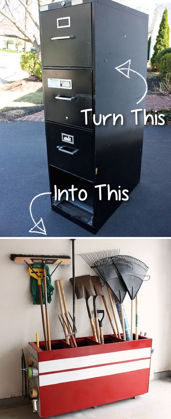 File Cabinet To Garage Storage. 