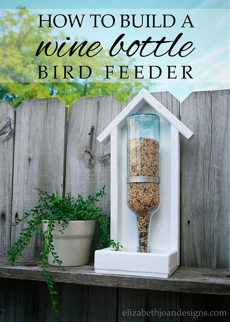 Build A Wine Bottle Bird Feeder