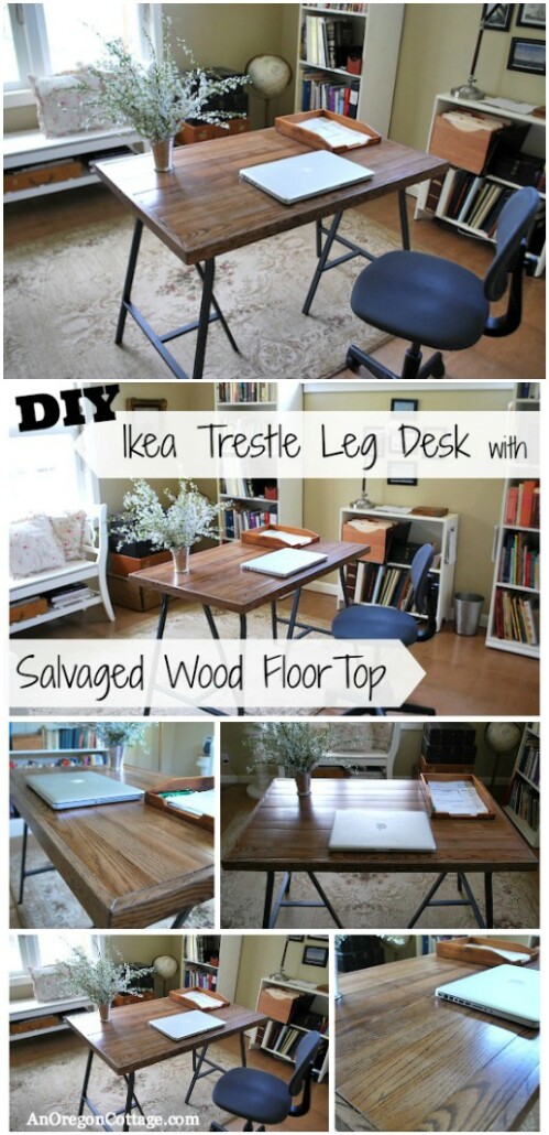 IKEA-Style Trestle Leg Desk