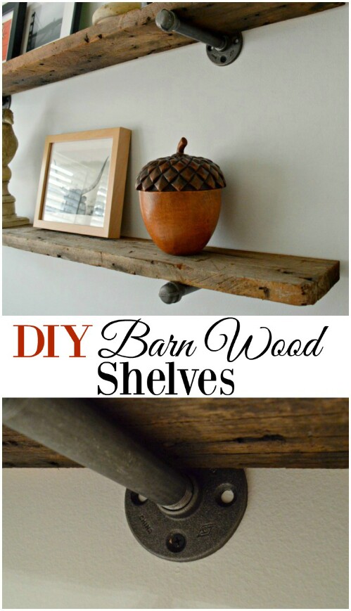 Barn Wood Shelves