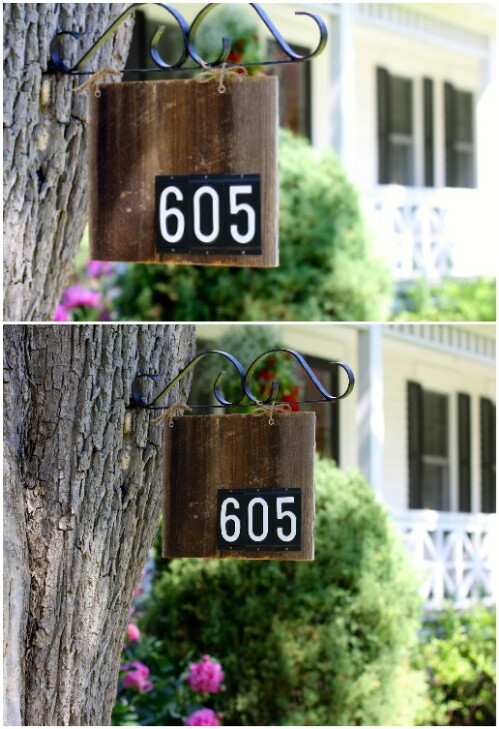 House Number Sign