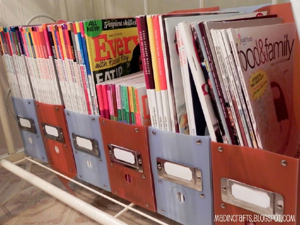 Great Cooking Magazine Organization System - 150 Dollar Store Organizing Ideas and Projects for the Entire Home
