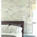 Stenciled Brick Feature Wall looks Real! - Pocketful of Poseis