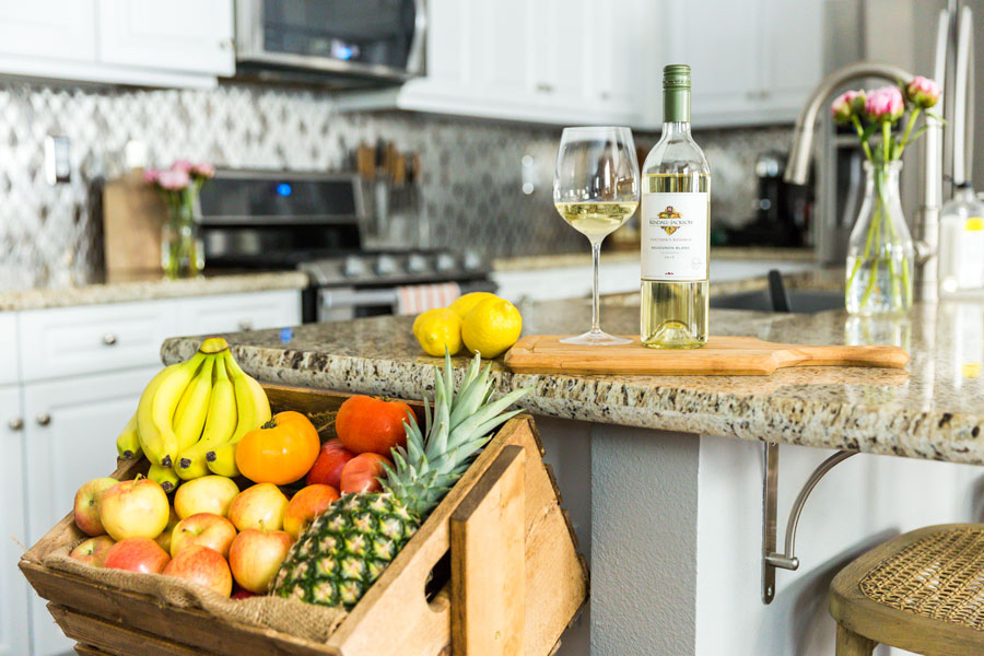 Try building this DIY two-tier produce stand to give all your fruits and vegetables a functional, stylish home right in your kitchen.