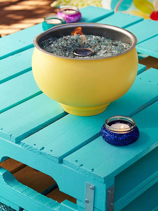 DIY table top fire pit-5