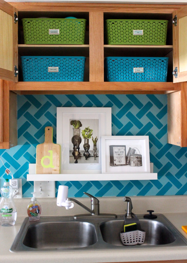 DIY Organizing Ideas for Kitchen - Storage For Little Upper Cabinets - Cheap and Easy Ways to Get Your Kitchen Organized - Dollar Tree Crafts, Space Saving Ideas - Pantry, Spice Rack, Drawers and Shelving - Home Decor Projects for Men and Women http://diyjoy.com/diy-organizing-ideas-kitchen