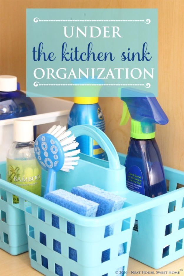Best Organizing Ideas for the New Year - Under The Kitchen Sink Organization - Resolutions for Getting Organized - DIY Organizing Projects for Home, Bedroom, Closet, Bath and Kitchen - Easy Ways to Organize Shoes, Clutter, Desk and Closets - DIY Projects and Crafts for Women and Men http://diyjoy.com/best-organizing-ideas