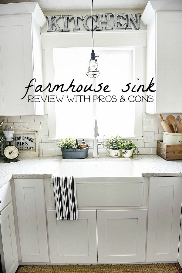 Farmhouse sink pros & cons - A MUST read before getting a farmhouse sink!