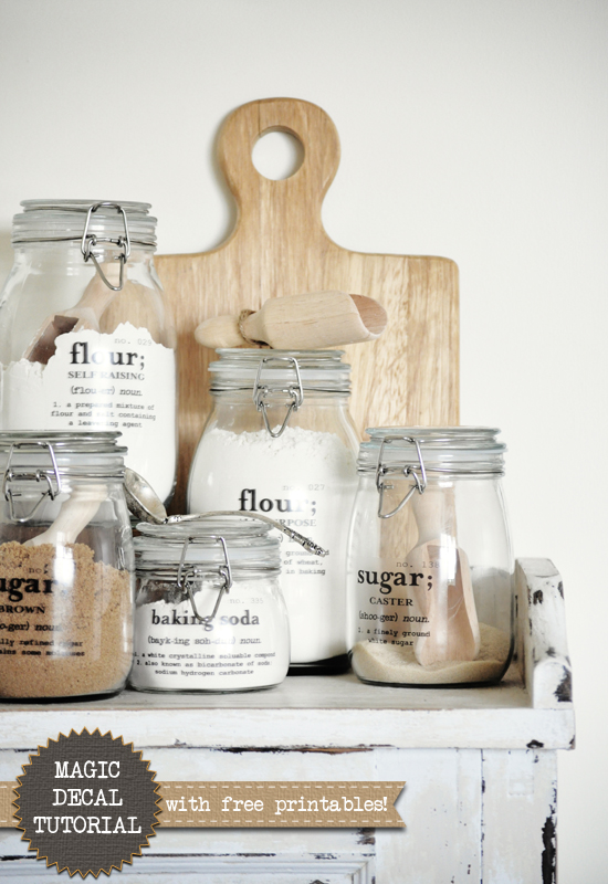 Free Printables For Your Storage Jars