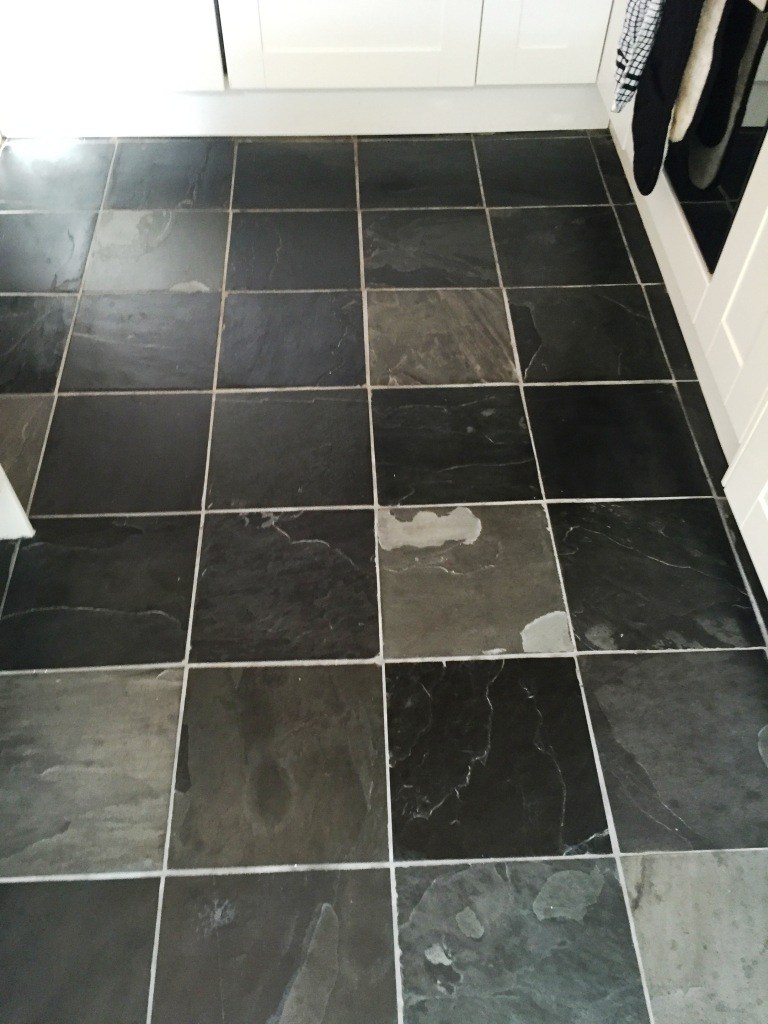 Slate Floor Tiles after refresh Oxford 