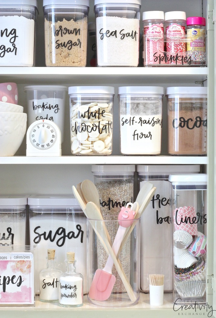 Baking Cabinet Organization, Organization, Diy Organization, DIY, Diy Hacks, Organization Tips, Baking Tips, Baking Cupboard Organization, Lifehacks